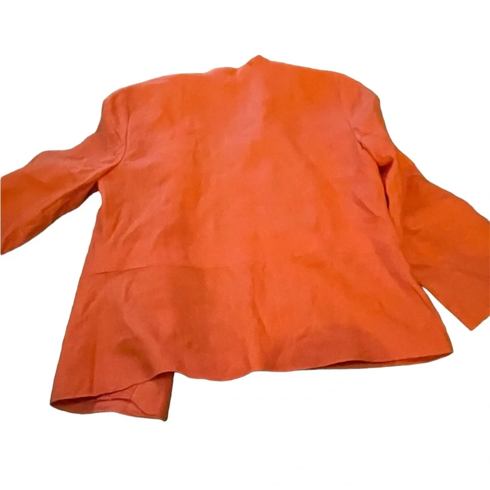 Rafaella bright pink button up blazer - Picture 2 of 7